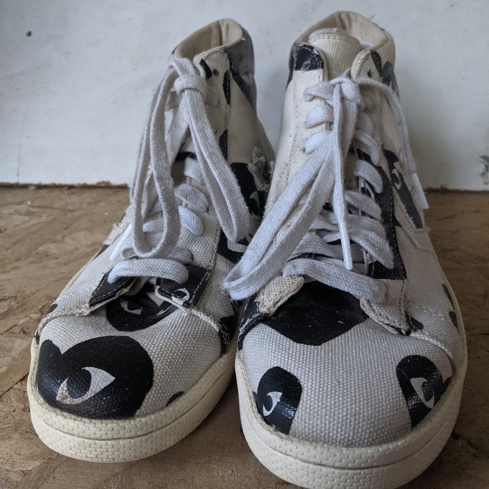 Converse Chuck Taylor All Star Hi x Comme des Garcons Shoes Hearts - Picture 2 of 16